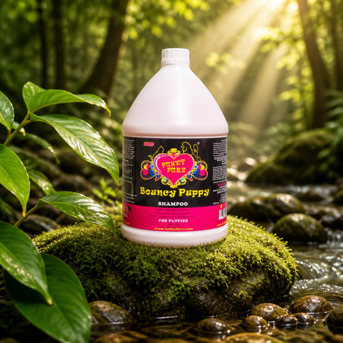 Funky Furz Pro - Groom - BOUNCY PUPPY SHAMPOO GALLON - 3.8 Ltr
