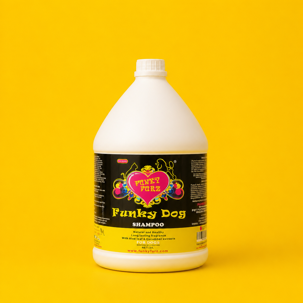 Funky Furz Pro - Groom - FUNKY DOG SHAMPOO GALLON - 3.8 Ltr